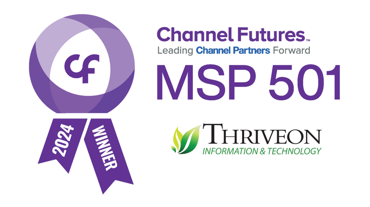 Thriveon Is a 2024 Winner of Channel Futures MSP 501
