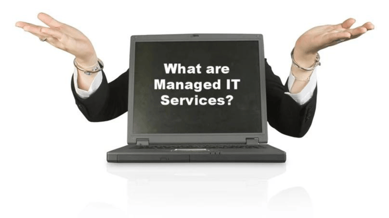 hands attached to computer Managed IT Services
