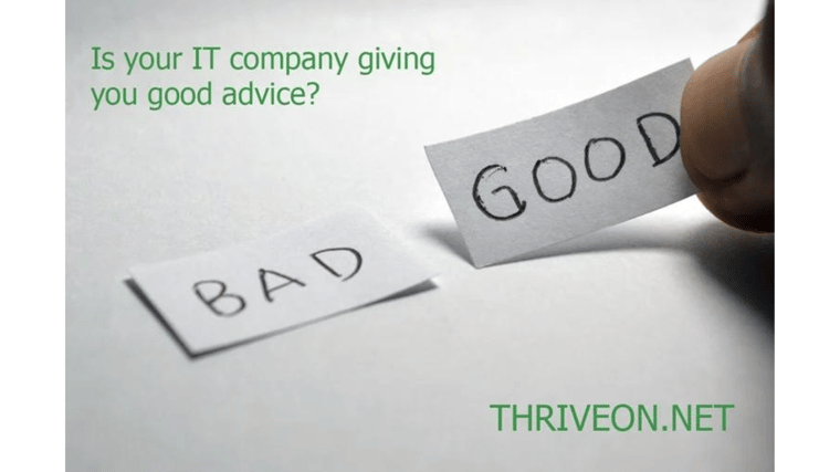 good or bad advice IT strategy consulting