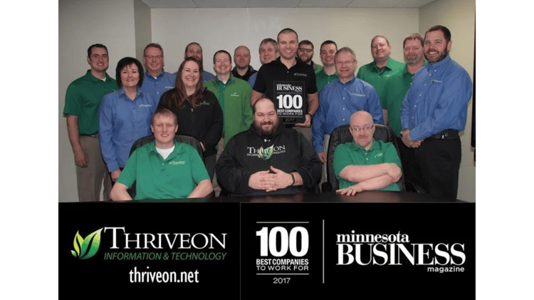 Thriveon Is On Minnesota's 100 Best Companies to Work for List 2017