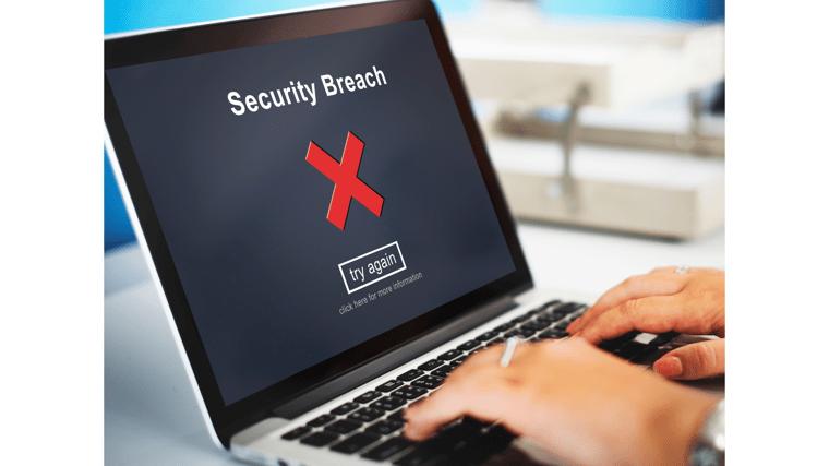 security breach on computer ransowmare