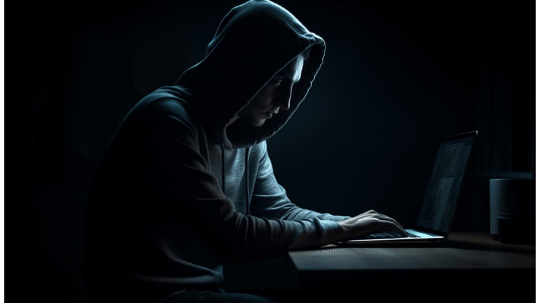 a cyber criminal on the dark web