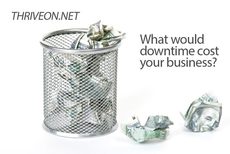 money thrown in waste basket