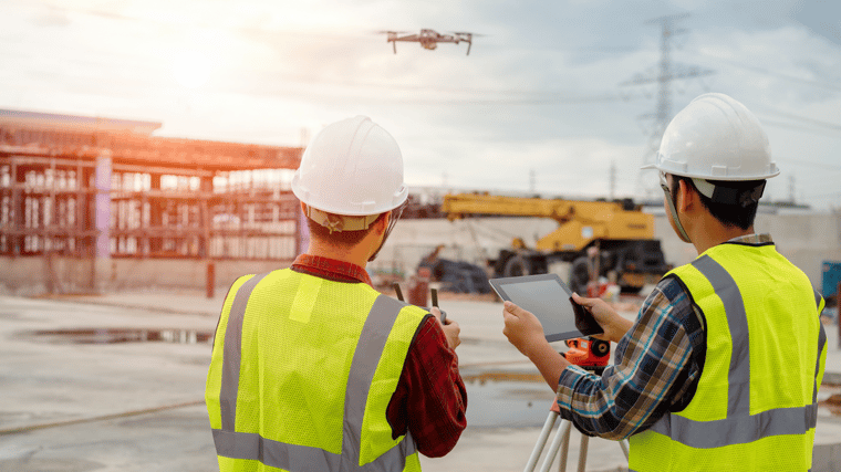 robotics construction drones ai new technology construction site