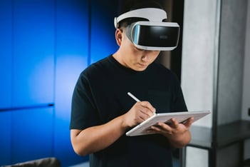 virtual reality and augmented reality VR AR AI for architecture